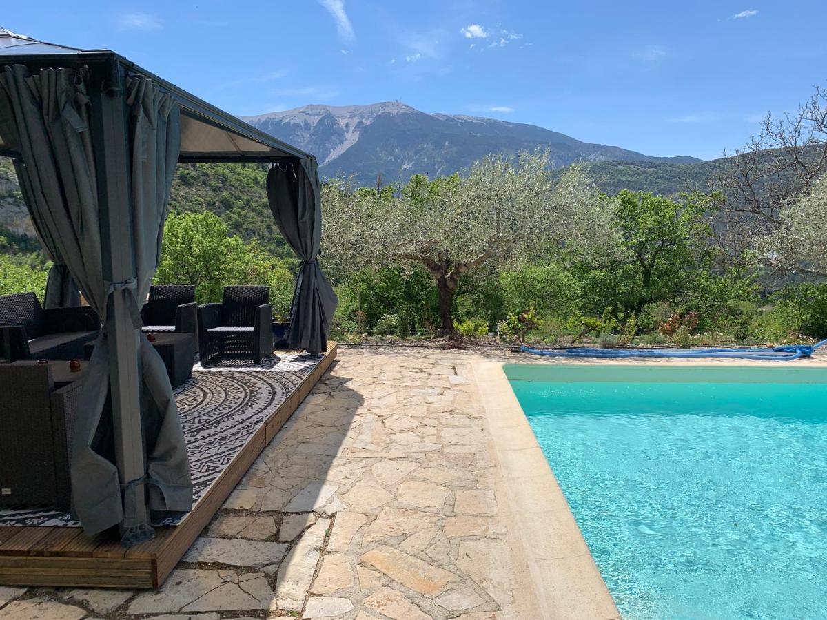 Font Nouvelle Maison De Charme Drome Provencale, 6 Ou 10 Personnes Avec Piscine Plaisians Bagian luar foto